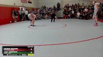 157 lbs Champ. Round 1 - Cody Sorenson, North Sevier vs George Redfern, Steamboat Springs
