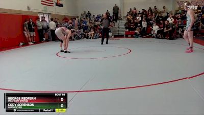 157 lbs Champ. Round 1 - Cody Sorenson, North Sevier vs George Redfern, Steamboat Springs