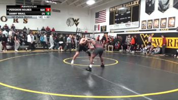 215 lbs 1st Place Match - Danny Small, Center Point-Urbana vs Perignon Holmes, Waterloo West
