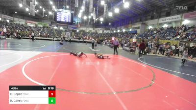 46 lbs Consi Of 8 #2 - Dwayne Lopez, Team Garcia WC vs Kempsey Conry, Pomona Elite