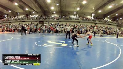 70 lbs Cons. Round 4 - Maverick Etris, Webb City Youth Wrestling Club-AAA vs Rigsby Sutter, Palmyra Youth Wrestling Club-AAA