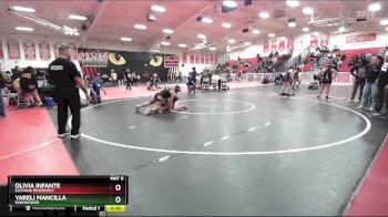 145 lbs Cons. Round 4 - Yareli Mancilla, Eisenhower vs Olivia Infante, Eleanor Roosevelt