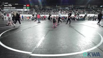 66 lbs Semifinal - Rhea Long, Standfast vs Brylynn Revier, Morrison Takedown Club
