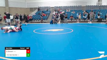 123 lbs Cons. Round 6 - Blaze Van Gundy, Dublin Coffman vs Dominic Brown, Howe Wrestling School