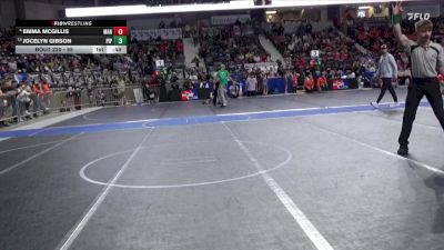 65 lbs Champ. Round 1 - Jocelyn Gibson, Piper vs Emma McGillis, Manhattan