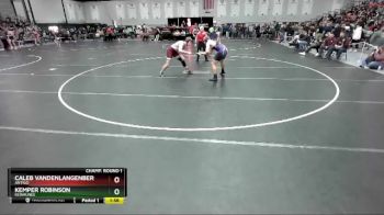190 lbs Champ. Round 1 - Kemper Robinson, Kewaunee vs Caleb Vandenlangenberg, Antigo