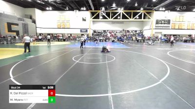 141E lbs Rr Rnd 1 - Ryan Dal Pizzol, Sacred Heart vs Mason Myers, Pitt-Johnstwon