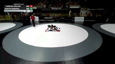73 lbs Champ. Rd Of 16 - Carolina Guillent, Poway Wrestling vs Zaniyah Sandoval, Mat Mechanics Wrestling