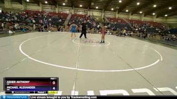 117 lbs 1st Place Match - Asher Anthony, VA vs Michael Alexander, MN