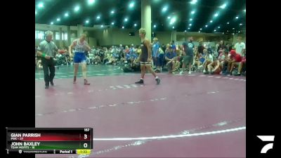 157 lbs Round 1 (6 Team) - John Baxley, Team Misfits vs Gian Parrish, PWC