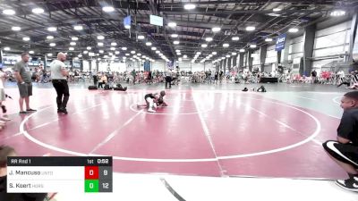 75 lbs Rr Rnd 1 - Jaxon Mancuso, Untouchables vs Smallz Koert, Iron Horse Wrestling Club