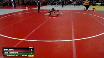 102 lbs Placement (4 Team) - Huck Heidebrink, Adrian vs Kash Ward, Grand Rapids