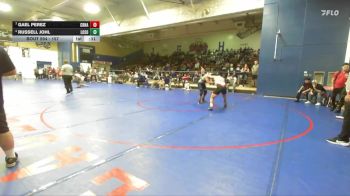 157 lbs Cons. Semi - Gael Perez, Corona vs Russell Johl, Los Osos