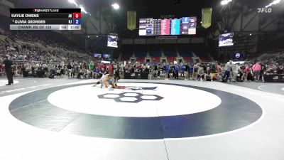 155 lbs Champ. Rd Of 128 - Kaylie Owens, AR vs Olivia Georges, NJ