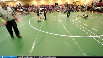 67 lbs Semifinal - Karson Cave, Steelclaw Wrestling Club vs Hazel Rodarte, Mat Demon Wrestling Club