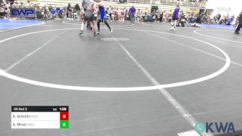 78 lbs Rr Rnd 3 - Ava Schultz, Rough Riders vs AJ Minor, Woodland Wrestling Club
