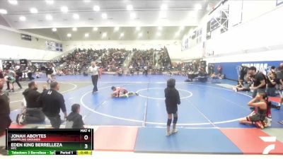 108 lbs Quarterfinal - Jonah Aboytes, Grappling Grounds vs Eden King Berrelleza, MTC