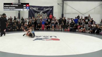 38 lbs Rr Rnd 1 - Kyndall Kloepping, Carolina Gold vs Olivia Srisamai, Surfside Girls - W