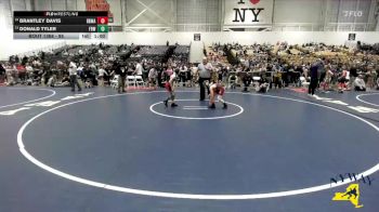 85 lbs Cons. Round 2 - Brantley Davis, Black Belt Wrestling Academy vs Donald Tyler, Firehouse Brawlers Wrestling