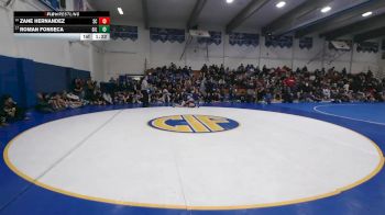 110 lbs Champ. Round 2 - Roman Fonseca, Gilroy vs Zane Hernandez, Silver Creek
