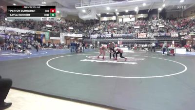 190 lbs Quarterfinal - Layla Kuhnert, Highland-Doniphan West Hs vs Peyton Schneider, Hoisington HS