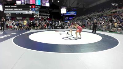 157 lbs Champ. Rd Of 64 - Tyson Spicer, OH vs Nathaniel Replogle, PA