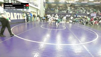 126 lbs 5th Place Match - Zander Feuhr, Glacier vs Kahle Hill, Corvallis