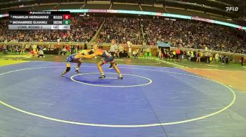 D1-150 lbs Cons. Round 2 - Mohammed Elhawli, Dearborn Heights Crestwood vs Franklin Hernandez, John Glenn HS (Westland)