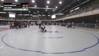 140 lbs Consi Of 8 #2 - Kolton Sheppard, Bridgeton vs Cruz Uribe, Rock Hill