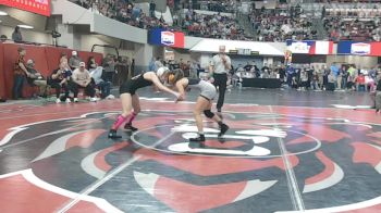 G - 115 lbs Cons. Round 4 - Bella Amen, Frenchtown (Girls) vs Cadence Crookston, Simms (Girls)