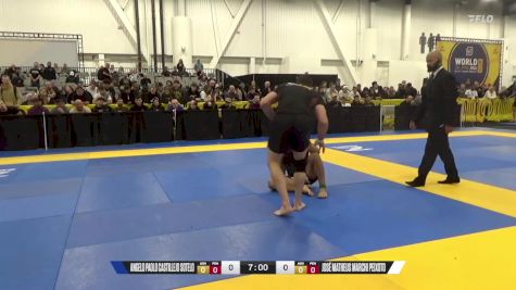 José Matheus Marchi Peixoto vs Angelo Paolo Castillejo Sotelo 2024 World IBJJF Jiu-Jitsu No-Gi Championship