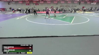 184 lbs Cons. Round 3 - Max Borton, Augsburg vs Max Sokolski, Augsburg