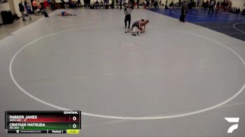 115 lbs Semifinal - Parker James, WEM/JWP vs Cristian Matsuda, Delano