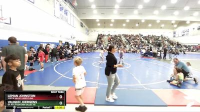 71 lbs Quarterfinal - Leman Johnston, Yucca Valley Wrestling vs Vaughn Juergens, OC RTC/Fountain Valley HS