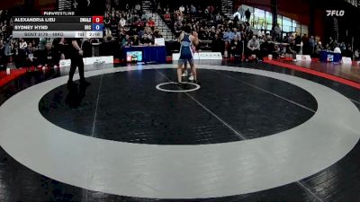 49kg Round 4 - Alexandria Lieu, Coast Wrestling Academy & Society vs Sydney Hynd, Smithers Wrestling Club