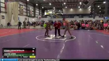160 lbs Round 3 (6 Team) - Ethan Asimacopoulos, POWERHOUSE vs Austin Lewis, HEADHUNTERS WRESTLING CLUB