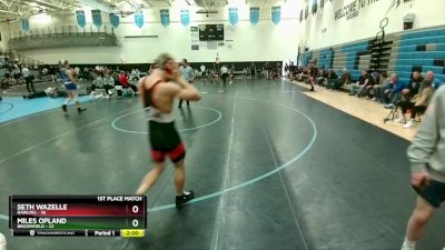 138 lbs Finals (2 Team) - Donovan Nesladek, Broomfield vs Zachary Covolo, Rawlins