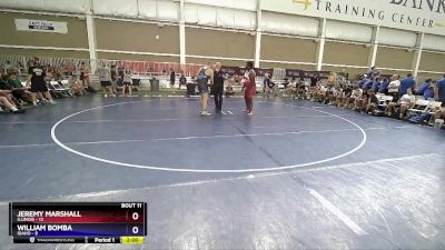 285 lbs Placement Matches (8 Team) - Jeremy Marshall, Illinois vs William Bomba, Idaho