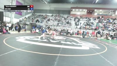 49 kg Champ. Rd Of 32 - Ella Neibert, Braves Wrestling Club vs Ava Bui, Jimenez Trained Academy