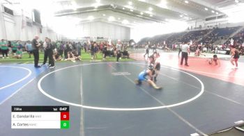 73 lbs Consi Of 4 - Elijah Gandarilla, WAR Wrestling Club vs Andres Cortes, Rancho Bernardo WC