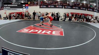 70 kg Cons. Round 9 - Cade Wirnsberger, Buffalo Valley Regional Training Center vs EJ Parco, California