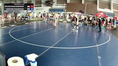 126 lbs Champ. Round 1 - William Shallenberger, Wasatch Wrestling Club vs Jahryzen Pagaragan, Nevada