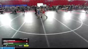 126 lbs Champ. Round 1 - Jack Cleereman, Aviators vs Joseph Baker, Arkansaw