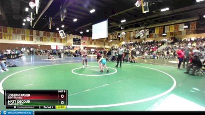 120 lbs Champ. Round 2 - Joseph Payer, Saint Francis vs Matt Decoud, Riverside Poly