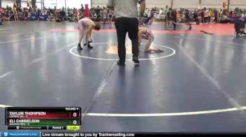76 lbs Round 4 (6 Team) - Eli Gabrielson, Nauman Red vs Taylor Thompson, Combat WC