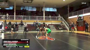 133 lbs Quarterfinal - John Paul Lavarias, Umpqua Community College vs Simon Cervantes, Big Bend Community College