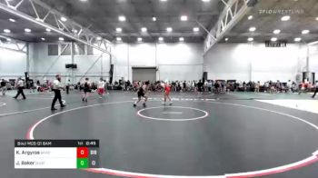 198 lbs Prelims - Kai Argyros, Scarlet Knights Wrestling Club vs John Baker, Ground Up USA