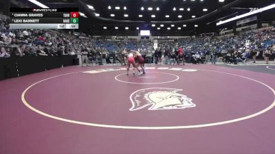 155 lbs 3rd Place Match - Cianna Graves, Tecumseh - Shawnee Heights HS vs Lexi Barnett, Hays Hs