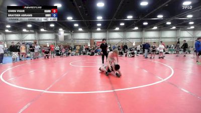 51 kg 5th Place - Owen Vigue, USAW Maine - HSE vs Brayden Abrams, Gold Medal WC - HSE
