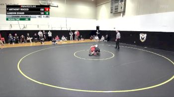 133 lbs Champ. Round 2 - Anthony Rocco, Ohio Wesleyan vs Landon Evans, Thomas More